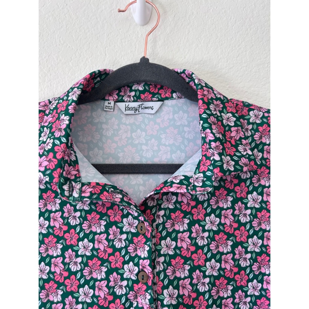 Kenny Flowers Azaleas Colorful and Floral Sleeveless Golf Tennis Pickleball SZ M - Picture 3 of 8